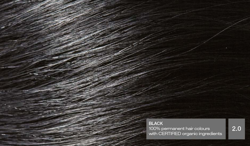 Naturigin farba do włosów Black 2.0 Czarna