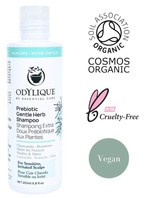 Odylique organiczny delikatny szampon ziołowy z prebiotykami do wrażliwej skóry głowy bezzapachowy
