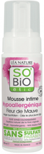 So Bio bezzapachowa delikatna pianka do higieny intymnej z malwą i aloesem