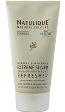 Natulique Extreme Silver odświeżacz do włosów koloru jasno-szarego z masłem shea i olejem jojoba