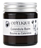 Odylique organiczny uniwersalny balsam nagietkowy na podrażnioną, przesuszoną i popękaną skórę z olejem kokosowym, oliwą, masłem Shea, woskiem pszczelim, nagietkiem, rumiankiem i słodką pomarańczą