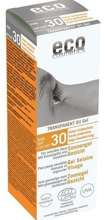 Eco cosmetics Żel na słońce SPF 30 do twarzy