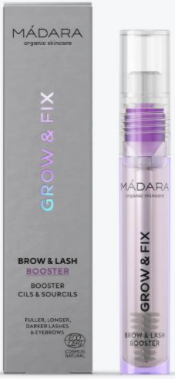 Madara Grow & Fix serum do rzęs i brwi z kofeiną, niacyną i biopolimerami