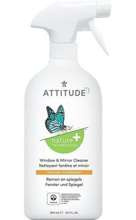 Attitude Eco Cleaner spray do szyb, okien i luster o zapachu skórki cytrynowej