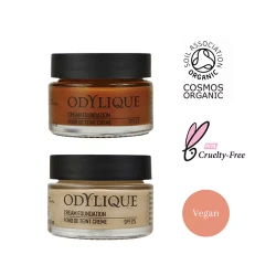 Odylique organiczny kremowy podkład do makijażu z filtrem mineralnym SPF 25 kolor 45 Medium Brown Cool Tone, 30 ml