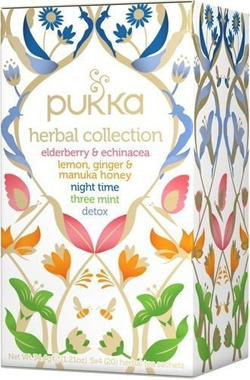 Pukka Herbal Collection zestaw 5 rodzajów herbat Pukka, 20 saszetek