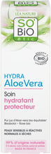 So Bio ALOE VERA kojący krem nawilżający Dermo Defence z aloesem, wodą różaną, masłem Shea i rumiankiem do cery wrażliwej i alergicznej 50 ml