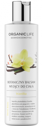 Organic Life balsam myjący do ciała z wanilią o działaniu kojącym i wygładzającym