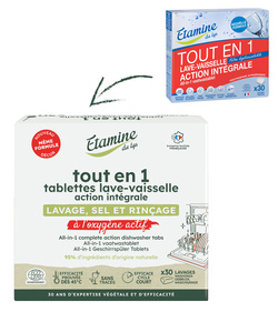 EDL Etamine du Lys certyfikowane tabletki do zmywarki All-in-One Wszystko-w-Jednym 30 szt