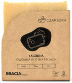 CZARSZKA łagodna owsiana kostka myjąca 110 g