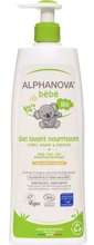 Alphanova Bebe odżywczy żel do mycia skóry suchej i atopowej z aloesem i masłem Shea
