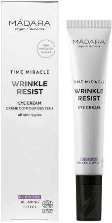 Madara Time Miracle Wrinkle Resist zaawansowany krem przeciwzmarszczkowy pod oczy z aplikatorem 10 ml