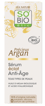 So Bio PRECIEUX ARGAN przeciwzmarszczkowe serum rozświetlające z olejem arganowym, rumiankiem, ekstraktami z owoców i kwasem hialuronowym