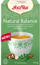 Yogi Tea Natural Balance herbata Naturalna Równowaga z trawą cytrynową, grzybami Shitake i lukrecją