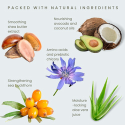 Odylique organiczna wielozadaniowa odżywka maska do włosów i skóry głowy prebiotyki, lawenda i rokitnik 150 ml