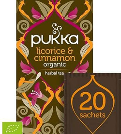 Pukka Licorice & Cinnamon herbata Lukrecja i Cynamon, 20 saszetek