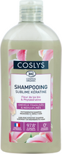 Coslys szampon naprawczy do włosów osłabionych i zniszczonych z roślinną keratyną i lilią bio