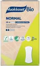 Vuokkoset, wkładki higieniczne Normal 100% BIO z bawełny organicznej 26 sztuk
