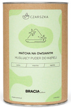 CZARSZKA Matcha na Owsianym musujący puder do kąpieli 300 g