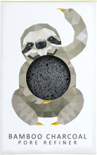 Gąbka Konjac MINI Rainforest Leniwiec z Bambusowym Węglem drzewnym - cera tłusta skłonna do wyprysków