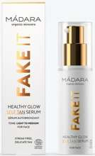 Madara Fake It Healthy Glow samoopalające serum do twarzy z olejem jojoba