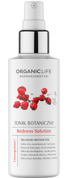 Organic Life Redness Solution tonik botaniczny wzmacniający naczynka z kasztanowcem i oczarem wirginijskim, 150 g