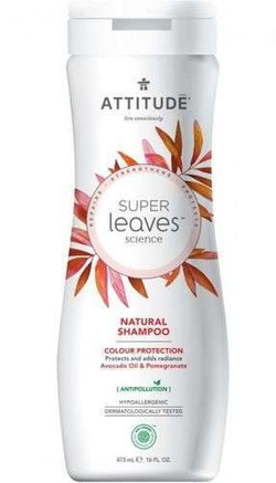 Attitude SUPER LEAVES szampon do włosów farbowanych z olejem z awokado i wyciągiem z granatu