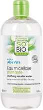 So Bio ALOE VERA matująca woda micelarna do oczyszczania twarzy i demakijażu do cery mieszanej i tłustej