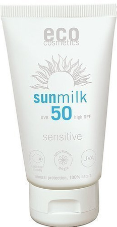 Eco cosmetics Mleczko na słońce SPF 50 sensitive