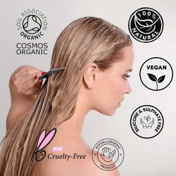 Odylique organiczna wielozadaniowa odżywka maska do włosów i skóry głowy prebiotyki, lawenda i rokitnik 150 ml