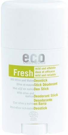 eco cosmetics Natural dezodorant w sztyfcie z liściem oliwnym i malwą 50 ml