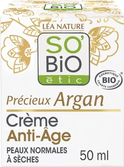 So Bio PRECIEUX ARGAN przeciwzmarszczkowy krem na dzień z olejem arganowym i kwasem hialuronowym 50 ml