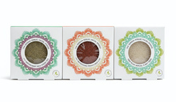 Gąbka Konjac Mandala do twarzy biała uniwersalna 100% czysty Konjac