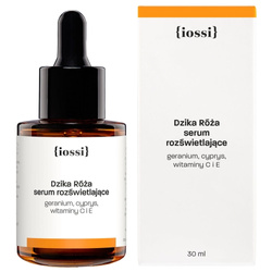 {iossi} - DZIKA RÓŻA. Serum rozświetlające z geranium, cyprysem i witaminami C i E, 30 ml