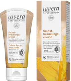 Lavera SUN SENSITIV samoopalacz do twarzy z olejem z bio orzechów makadamia i bio słonecznika, 50 ml