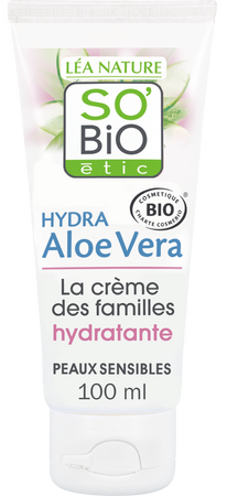 So Bio ALOE VERA hipoalergiczny krem nawilżający 24H z sokiem z aloesu dla całej rodziny 100 ml