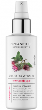 Organic Life serum do włosów o działaniu wzmacniającym i stymulującym wzrost z żeń-szeniem, głogiem i guaraną