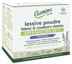EDL Etamine du Lys proszek do prania tkanin białych i o trwałych kolorach organiczna lawenda 2 kg