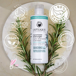 Odylique organiczna wielozadaniowa odżywka maska do włosów i skóry głowy rozmaryn i proteiny ryżowe 140 ml