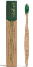 Georganics ekologiczna szczoteczka do zębów z bambusa, 100% biodegradowalna MEDIUM