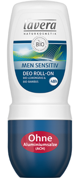 Lavera Men Sensitiv dezodorant w kulce z bio aloesem i bio trawą cytrynową 50 ml