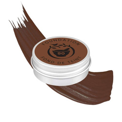 Odylique organiczny kremowy podkład do makijażu z filtrem mineralnym SPF 25 kolor 90 Rich Cool Chocolate Brown, PRÓBKA