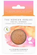 Gąbka Konjac Premium do mycia twarzy z rumiankiem