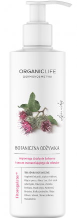 Organic Life odżywka botaniczna do włosów o działaniu wzmacniającym z żeń-szeniem, pantenolem i białkami jedwabiu