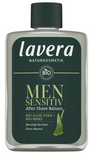 Lavera Men Sensitiv nawilżający balsam łagodzący po goleniu z bio brzozą i bio aloesem 100 ml