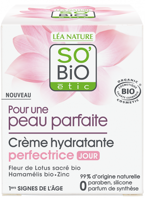 So Bio Perfecting Skin rozświetlający krem nawilżający na dzień wyrównujący koloryt skóry z kwiatem lotosu i oczarem