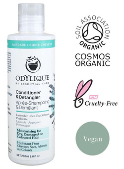 Odylique organiczna wielozadaniowa odżywka maska do włosów i skóry głowy prebiotyki, lawenda i rokitnik 150 ml