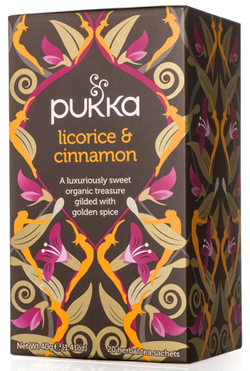 Pukka Licorice & Cinnamon herbata Lukrecja i Cynamon, 20 saszetek