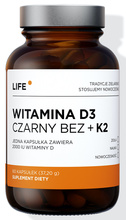 Organic Life Witamina D3+K2
