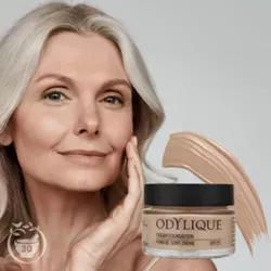 Odylique organiczny kremowy podkład do makijażu z filtrem mineralnym SPF 25 kolor 30 Fair Rosy, PRÓBKA